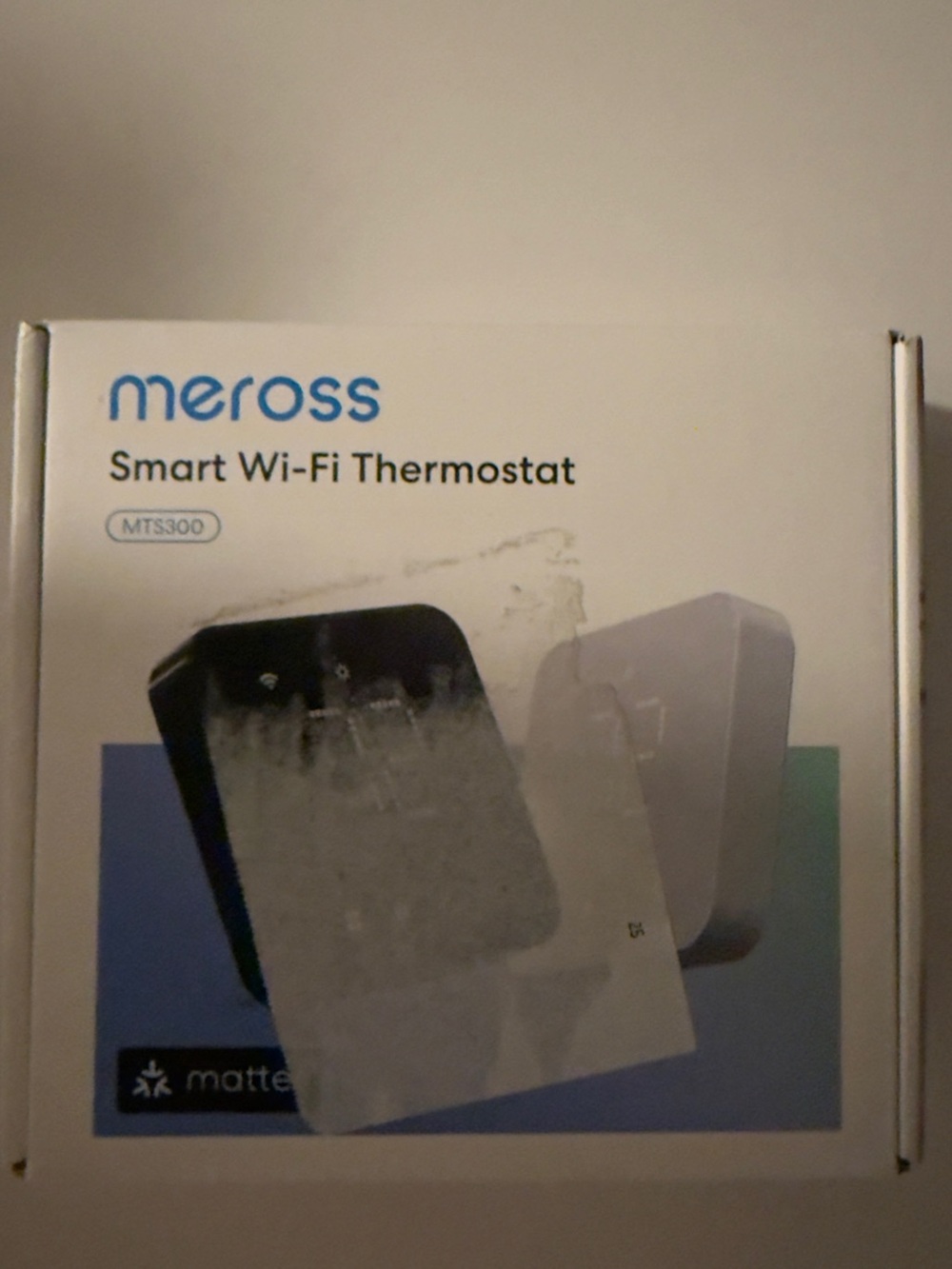 meross Smart Wi‑Fi Thermostat in White and Black